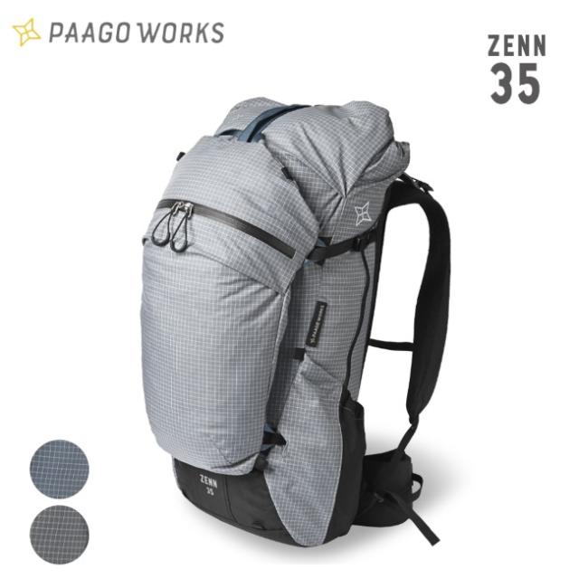 パーゴワークス PAAGO WORKS ゼン 35 ZENN 35 バックパック ザック リュック 軽量 アウトドア トレッキング ハイキング 登山 HP607