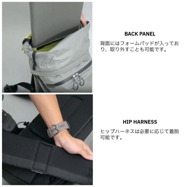 パーゴワークス PAAGO WORKS ゼン 35 EXP ZENN 35 EXP バックパック ザック リュック 軽量 アウトドア トレッキング ハイキング 登山 HP607WHT_10