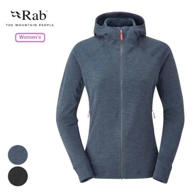 ラブ Rab ネクサスフーディ ウィメンズ Nexus Hoody Wmns トレッキング ハイキング ミッドレイヤー フリース QFF-73