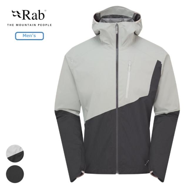 ラブ Rab ダウンポアトレイルライトジャケット Downpour Trail Light Jacket レインウェア オールシーズン 防水 登山 アウトドア QWI-18