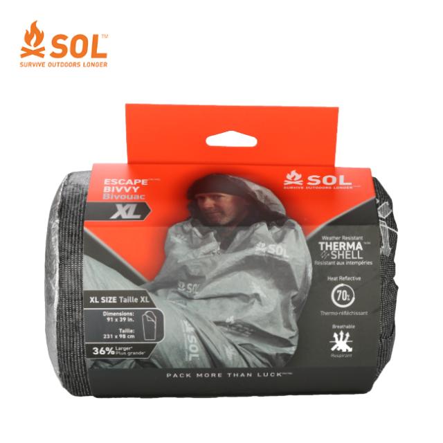 エスオーエル SOL エスケープヴィヴィ XL エマージェンシー 透湿 保温シュラフカバー 14020