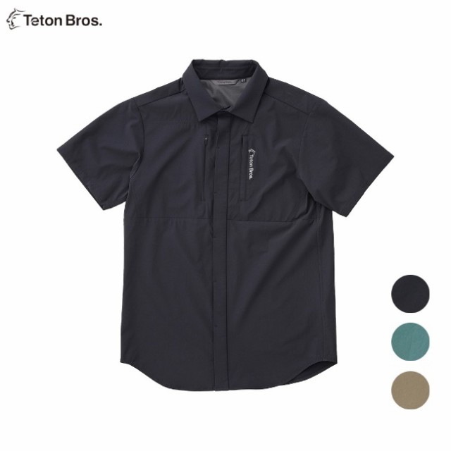 ティートンブロス Teton Bros. ランシャツ ユニセックス Run Shirt (Unisex) ソフトシェル ストレッチ シャツ TB241-51Mの通販は
