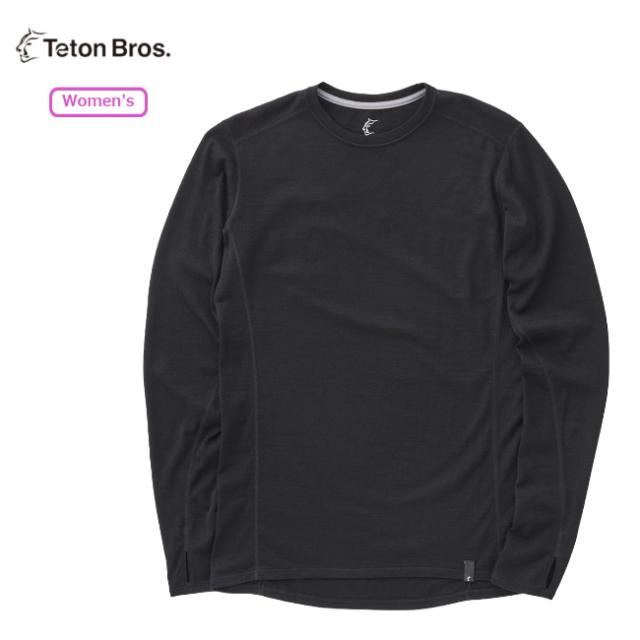 ティートンブロス Teton Bros. WS アクシオ 3D ロングスリーブ (レディース) WS Axio 3D L/S (Women) クルーネック 長袖 TB243-710