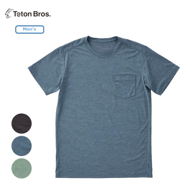 ティートンブロス Teton Bros. ベイパーポケットティー メンズ VAPOR POCKET TEE Ms Tシャツ 半袖 吸汗 速乾 春夏 TB251-290