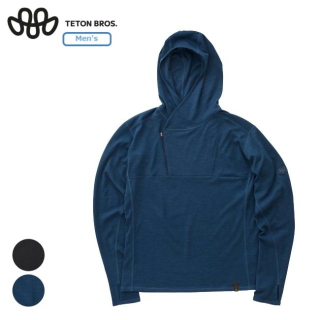 ティートンブロス Teton Bros. アクシオ 3D フーディ メンズ Axio 3D Hoody Ms 吸汗速乾 防臭 抗菌消臭 秋冬 ウール TB253-40M