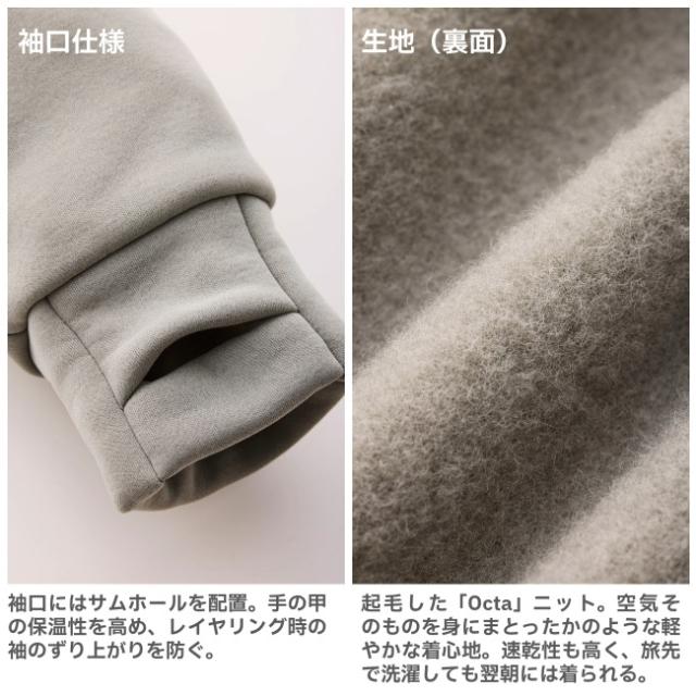 ティートンブロス Teton Bros. オクタフリースフーディ メンズ OCTA Fleece Hoody Ms ミッドレイヤー フリース パーカー スウェット TB253-44_4