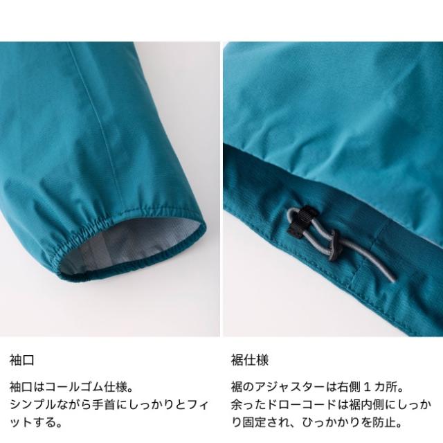 ティートンブロス Teton Bros. フェザーレインジャケット Feather Rain Jacket ユニセックス アウトドア レインウェア 軽量 耐久性 195g 登山 TB261-010_5