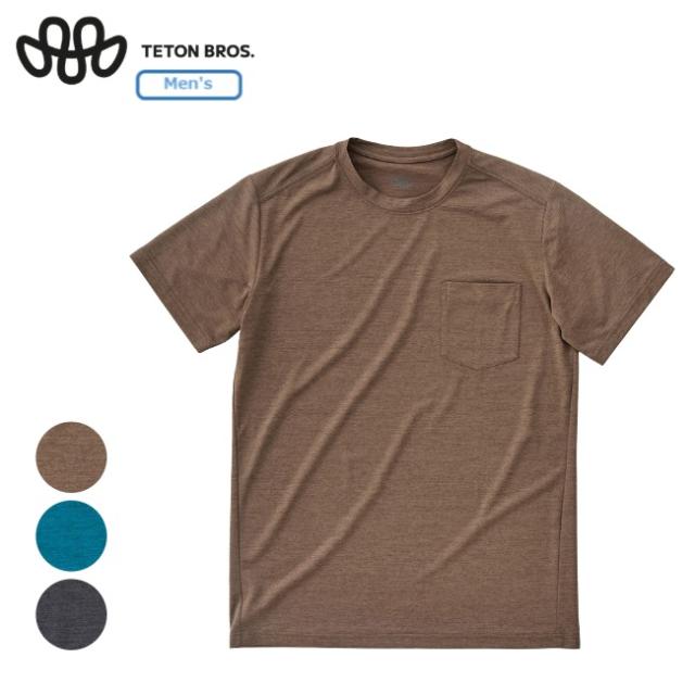 ティートンブロス Teton Bros. ベイパーポケットティー メンズ Vapor Pocket Tee MENS Tシャツ 半袖シャツ ベースレイヤー UPF+30 吸水速乾 抗菌防臭 TB261-290