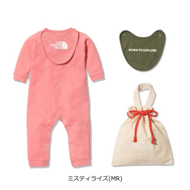ザ・ノース・フェイス THE NORTH FACE  ロングスリーブロンパース＆2Pビブ（ベビー） B L/S Rompers &amp; 2P Bib  ベビー ギフト 出産祝い ロンパース_2