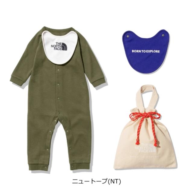 ザ・ノース・フェイス THE NORTH FACE  ロングスリーブロンパース＆2Pビブ（ベビー） B L/S Rompers &amp; 2P Bib  ベビー ギフト 出産祝い ロンパース_3