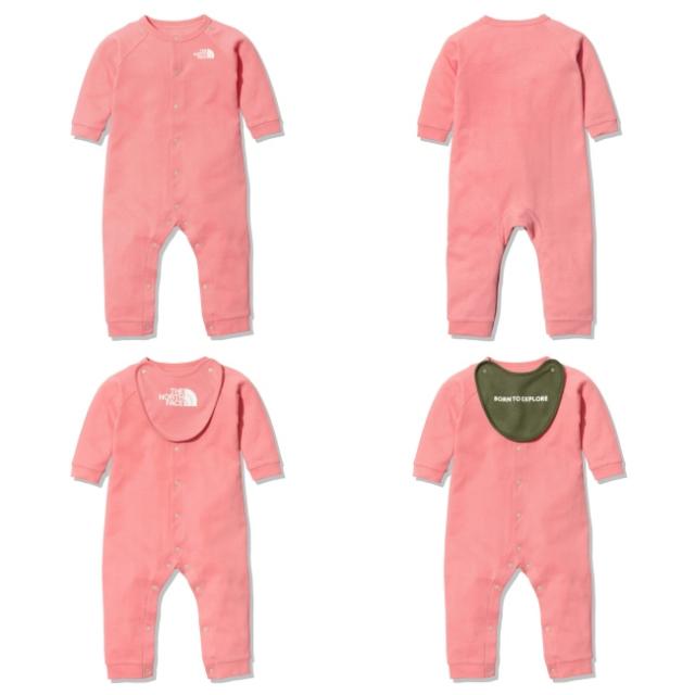 ザ・ノース・フェイス THE NORTH FACE  ロングスリーブロンパース＆2Pビブ（ベビー） B L/S Rompers &amp; 2P Bib  ベビー ギフト 出産祝い ロンパース_5