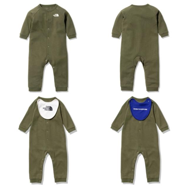 ザ・ノース・フェイス THE NORTH FACE  ロングスリーブロンパース＆2Pビブ（ベビー） B L/S Rompers &amp; 2P Bib  ベビー ギフト 出産祝い ロンパース_6