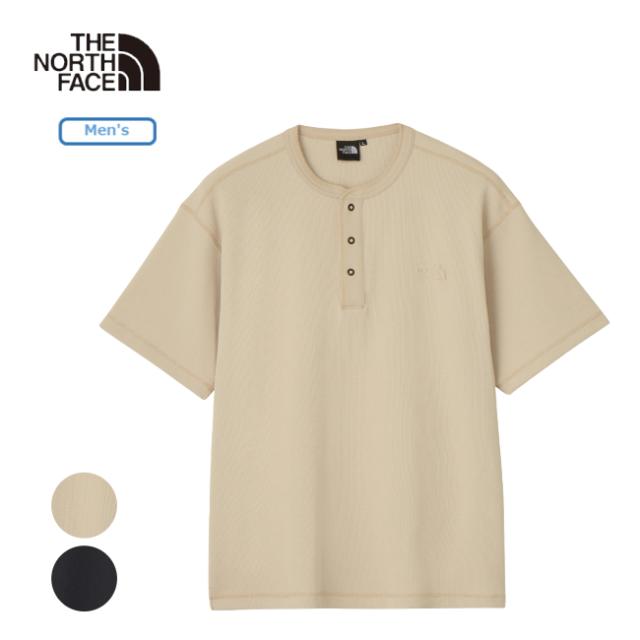 ザ・ノース・フェイス THE NORTH FACE ショートスリーブハニカムヘンリー メンズ 半袖 Tシャツ 通気性 ロゴ刺繍 NT12538