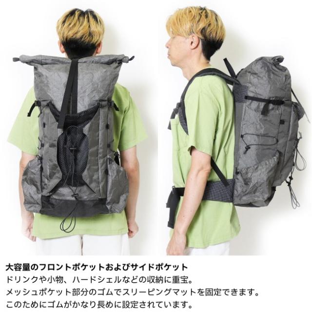 トレイルバム TrailBum ゴーオン GO-ON バックパック ロールトップ 40-48L 頑丈 高強度 25FWTB080052_4