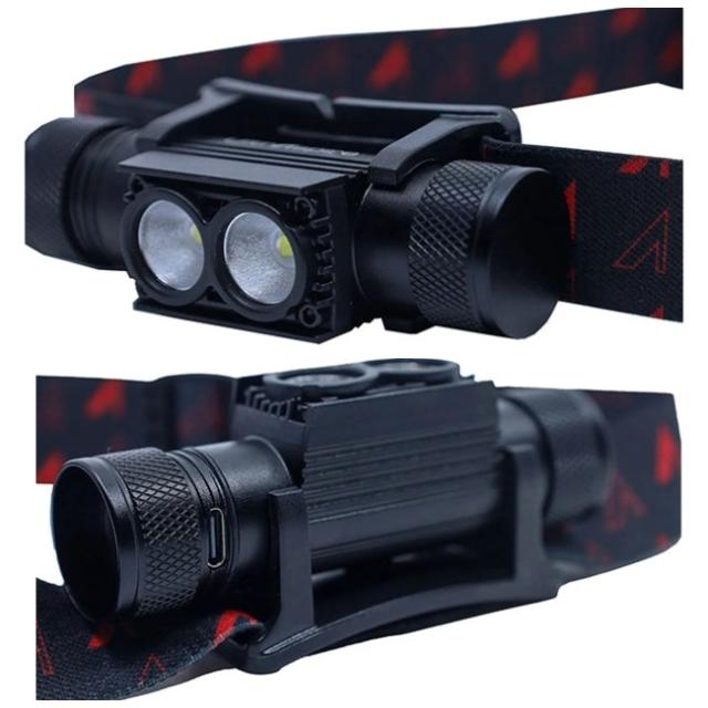 ウルトラスパイア UltrAspire ルーメン800 カタリスト ヘッドライト ヘッドランプ スポットライト Type-C充電 防水 19681131_1
