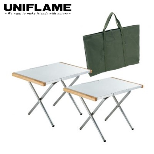 ユニフレーム UNIFLAME 焚き火テーブル（2枚）トートセット（2022年数量限定生産）