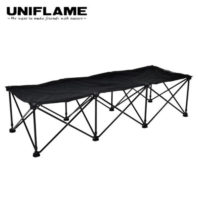 ユニフレーム UNIFLAME リラックスコット オールブラック コット ベッド 椅子 チェア コンパクト 680186