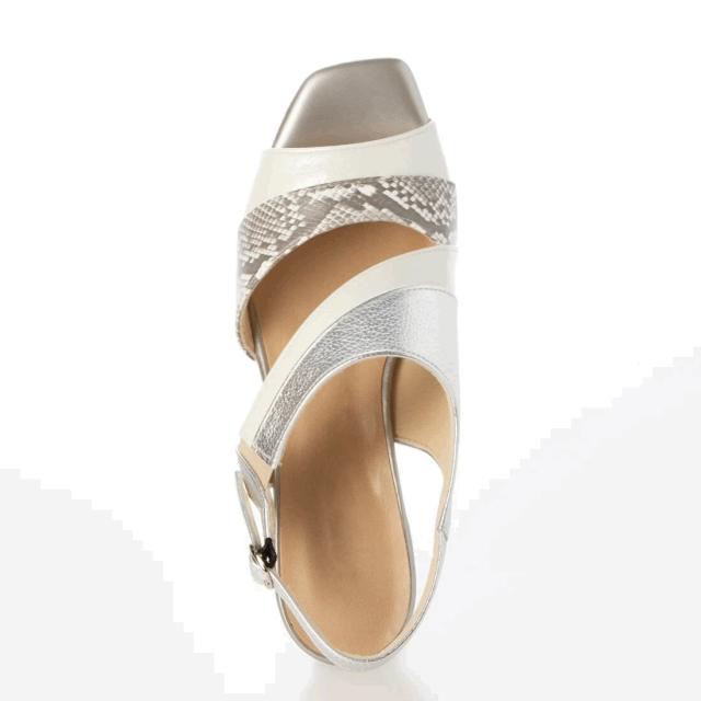 日本製　本革　サンダル　バイカラー　3e 幅広　外反母趾　ウエッジヒール　ヒール6cm　エレガントサンダル　　ストラップ　オープントゥ　ブラック　ネイビー　シルバー 日本製 本革 サンダル バイカラー 3e 幅広 外反母趾 ウエッジヒール