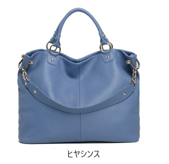 本革　ハンドバッグ　ショルダーバッグ　革製品　鞄　バッグ　レディース　通勤　通学　リクルート　就活　オフィス用　仕事用　母の日　プレセント　オーカー　グレー　ブラック　ヒヤシンス_2