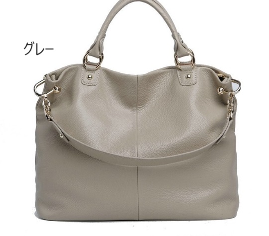 本革　ハンドバッグ　ショルダーバッグ　革製品　鞄　バッグ　レディース　通勤　通学　リクルート　就活　オフィス用　仕事用　母の日　プレセント　オーカー　グレー　ブラック　ヒヤシンス_3