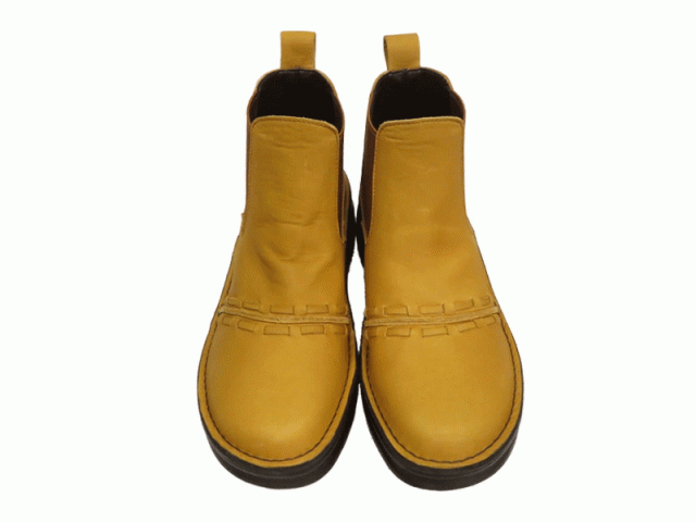 日本製 本革 牛側 レザー ハンドメイド サイドゴアブーツ カジュアル