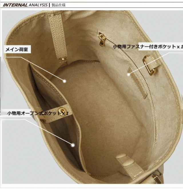 トートバッグ バケツ型 レディース 本革 本牛革 革 レザーバッグ 肩掛け 柔らかい 牛革 マチ広い 通勤　通学　お仕事バッグ　フォーマル　20代　30代　40代　50代　軽量　女性らしい　品がある　上品　おしゃれ_6