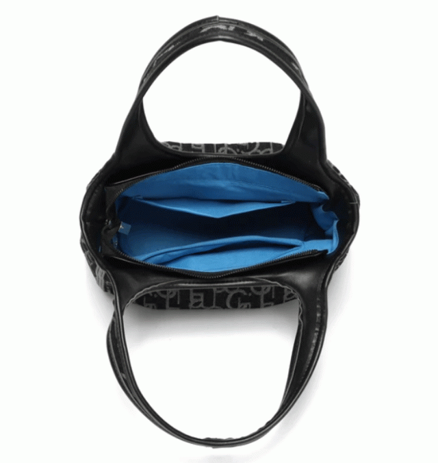 ビジュー ロゴデニム ハンドバッグ トート デニム きらきら カラフル