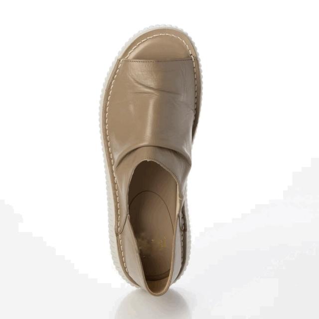 日本製 本革 牛革 ソフト牛革 シャーリングデザイン サマーシューズ