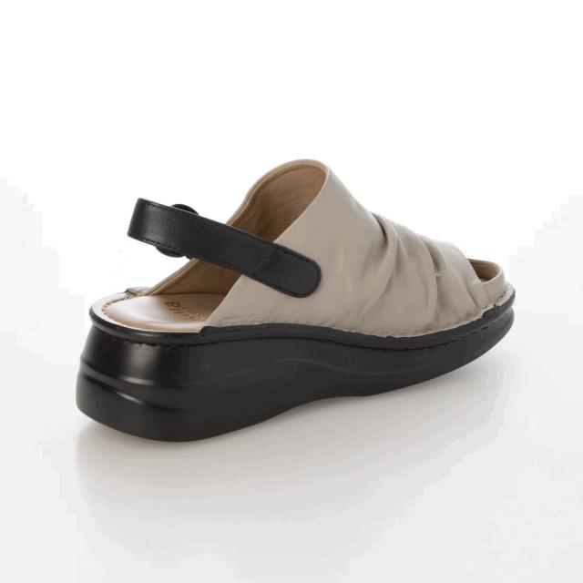 本革 牛革 レザーサンダル コンフォートサンダル 柔らかい 厚底