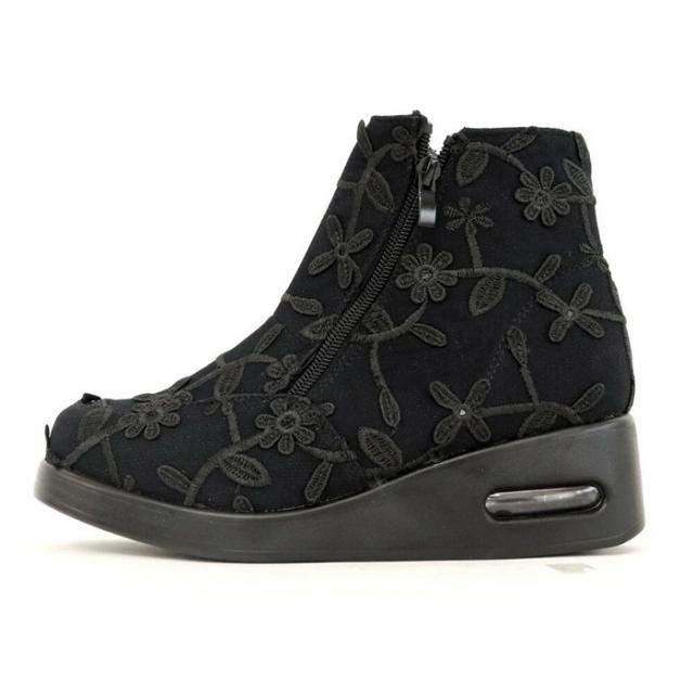 スニーカーブーツ レディース スニーカー ハイカット 厚底 エアソール