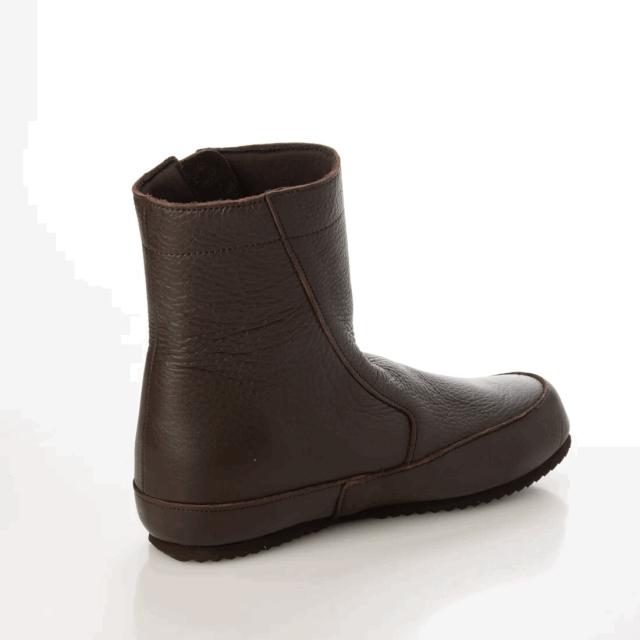 日本製　本革　革ブーツ　ショートブーツ　ふかふかインヒール ナナメジッパーデザインブーツ　幅広　4e 外反母趾　おしゃれ　3cmヒール　履きやすい　歩きやすい　カジュアル