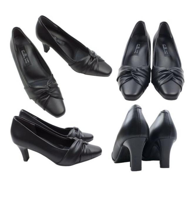 フォーマルパンプス 3e 黒 幅広 太めヒール 6.5cm ソフトスクエアトゥ ブラック ツイスト コンフォート 冠婚葬祭 通勤 ビジネス リクルート ラックパンプス 痛くない コンフォートパンプス 防滑　抗菌　防臭　外反母趾