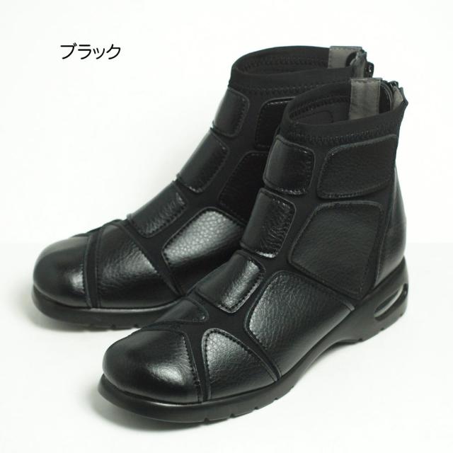 ショートブーツ レディース ブーツ ショート エアソール フラット