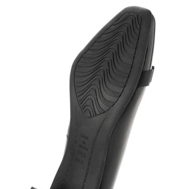 日本製 本革 牛革 レザーパンプス 柔らかレザー 幅広 3e 外反母趾