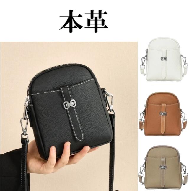 本革　牛革　レザーバッグ スマホショルダーバッグ スマホポーチ 革 レザー レディース ショルダーバッグ ミニバッグ 小さめ　カジュアル　旅行　おしゃれ　手軽　軽量　予約商品