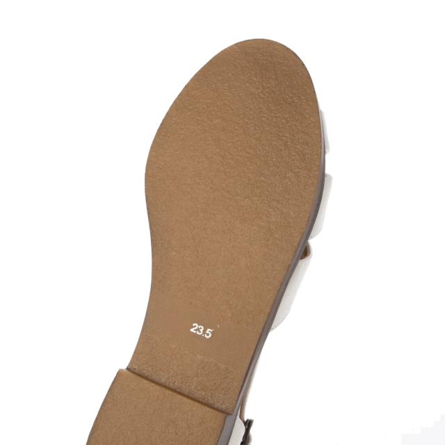 本革　牛革　柔らかレザー　レザーサンダル　グルカサンダル　幅広　3e  外反母趾　上品　レディースサンダル　コンフォートサンダル　歩きやすい　履きやすい　ローヒール　　の通販は