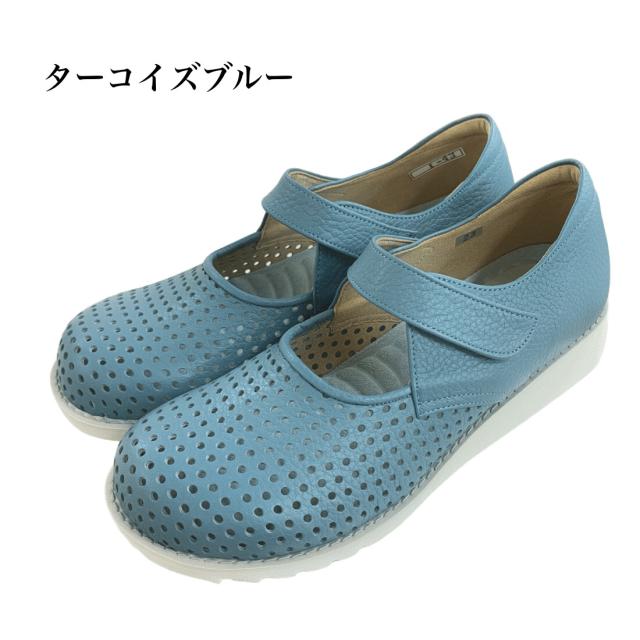 本革　牛革　日本製　レザーシューズ　幅広　5e  外反母趾　柔らかレザー ストラップ コンフォート パンプス　軽量　履きやすい　歩きやすい　カジュアル　疲れにくい　レデイーズシューズ_1