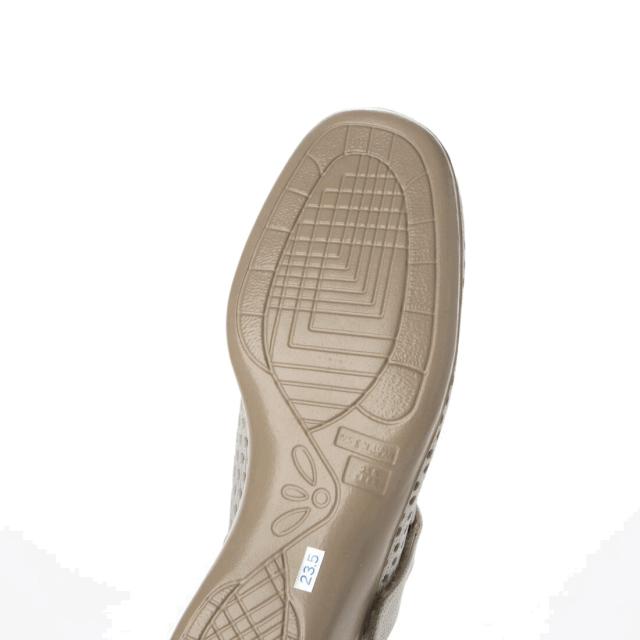 本革 ふかふか 楽ちん パンチング コンフォートシューズ パンチング