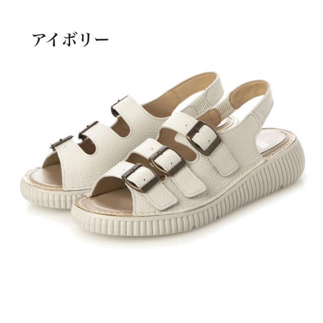 日本製　本革　牛革　レザー　サンダル　軽量　幅広　ふかふか　Delight walking sole　ソール　カジュアルサンダル　4e  外反母趾　レデイーズサンダル　痛くない　歩きやすい　履きやすい　カジュアル 日本製 本革 牛革 レザー サンダル 軽量 幅広 ふかふか Delight