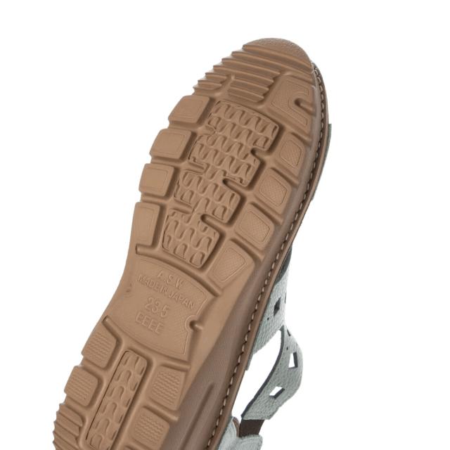 本革 日本製 超軽量 ふかふか ASW 4e ソールダイヤパンチングブーツ