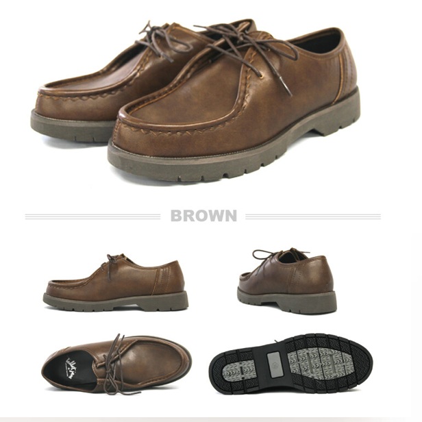 メンズ 低反発インソール チロリアンシューズ モカシューズ 大きい