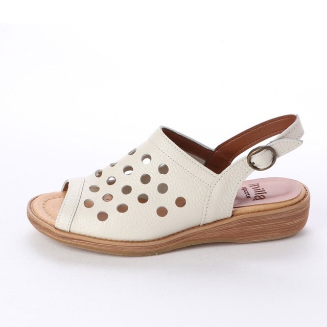 日本製　本革　サンダル　幅広  3e  外反母趾　ドットパンチング　楽ちん　マザータッチ カジュアルサンダル　おしゃれ　ストラップ レザー レディースサンダル バックストラップ 大きいサイズ   軽量 日本製 本革 サンダル 幅広 3e 外反母趾 ドットパンチング 楽ちん