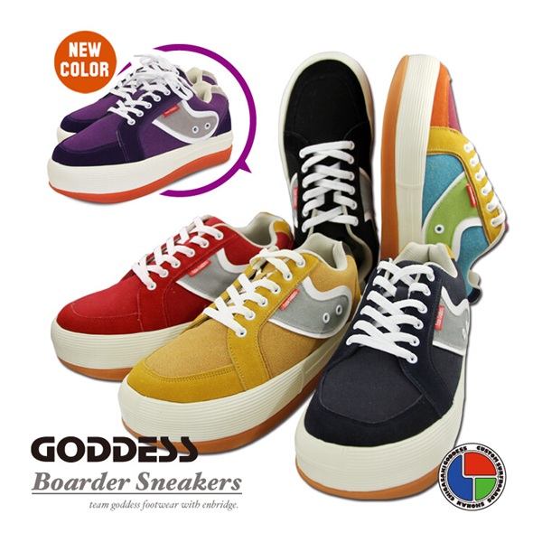 レディース 厚底スニーカー ローカットスニーカー ハイテクスニーカー