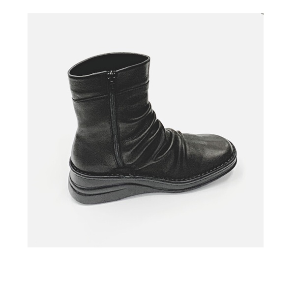 日本製 本革 レザーブーツ ブーツ 秋冬 限定商品 くしゅくしゅコンビ