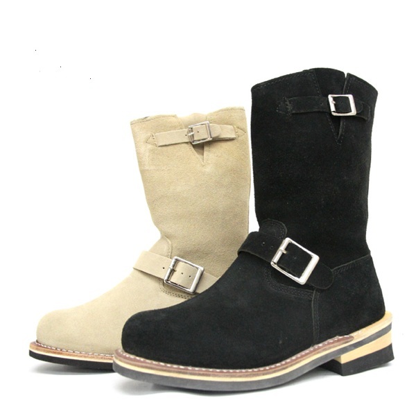 本革 スエード 本格エンジニアブーツ レザーブーツ レディース 小さい