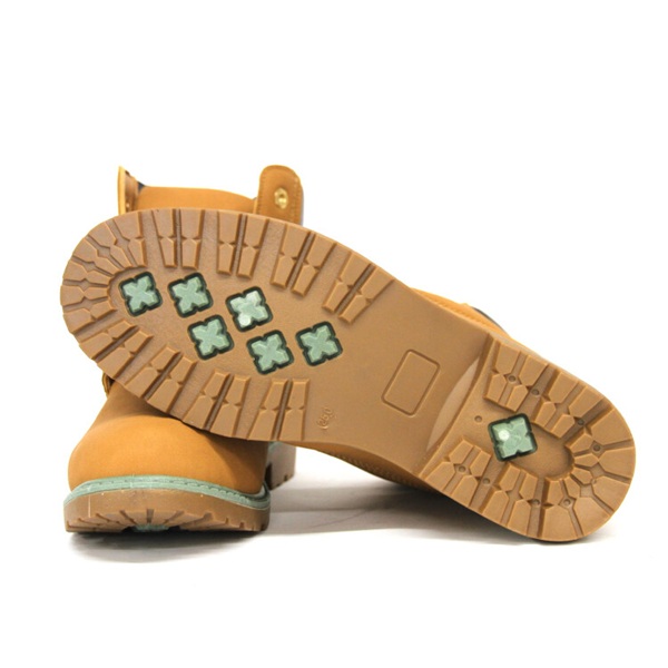 ブーツ ワークブーツ 6インチワークブーツ イエロー ブラック メンズ