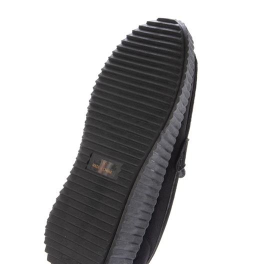 ローファー 厚底 スエード 厚底ローファースエードシューズ マニッシュ