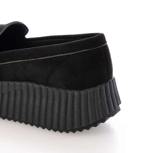 ローファー　厚底　スエード　厚底ローファースエードシューズ　マニッシュ　カジュアル　歩きやすい　履きやすい　疲れにくい　カジュアルシューズ　おしゃれ　旅行　通勤　通学　秋冬 ローファー 厚底 スエード 厚底ローファースエードシューズ マニッシュ