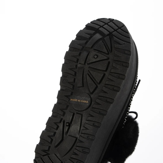 厚底 プラットフォーム モカシンデザイン ムートンシューズ トレンド感