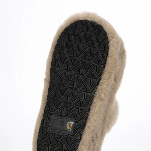 厚底 プラット フォーム バックバンド ファーサンダル サンダル